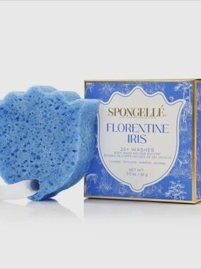 Spongelle Florentine Iris Body Wash Infused Buffer, NIB